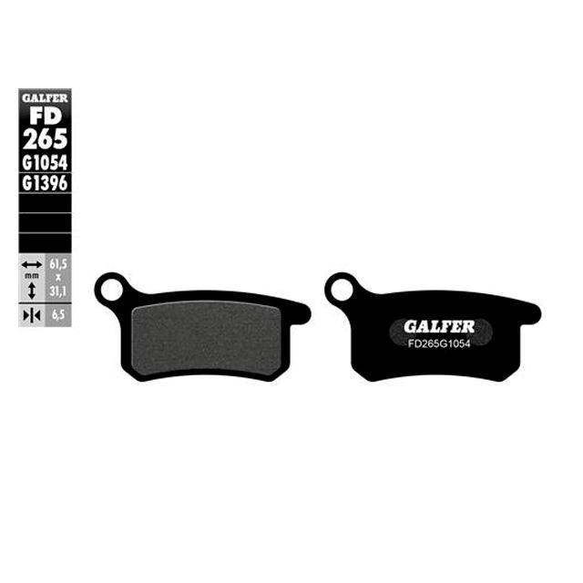Pastillas de freno delanteras KTM SX 65 >2002 Galfer FD265G1054