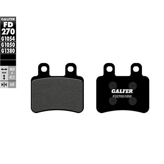 Rear brake pads Derbi Senda DRD PRO >2008 Galfer