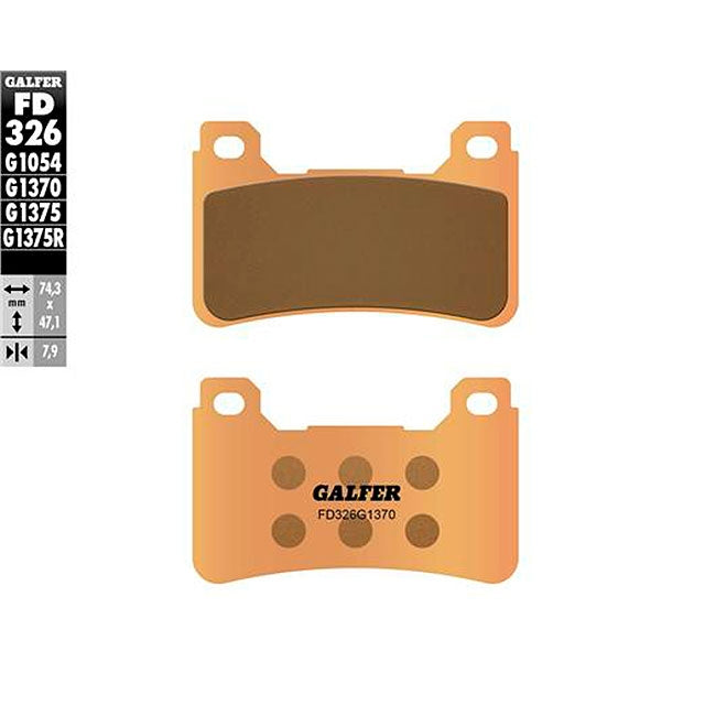 Pastillas de freno Honda CB 1000 R 08-17 Galfer - sinterizadas FD326G1370