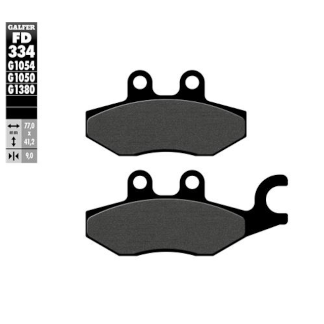 Pastillas de freno Piaggio MP3 125/250/300 Galfer FD334G1050