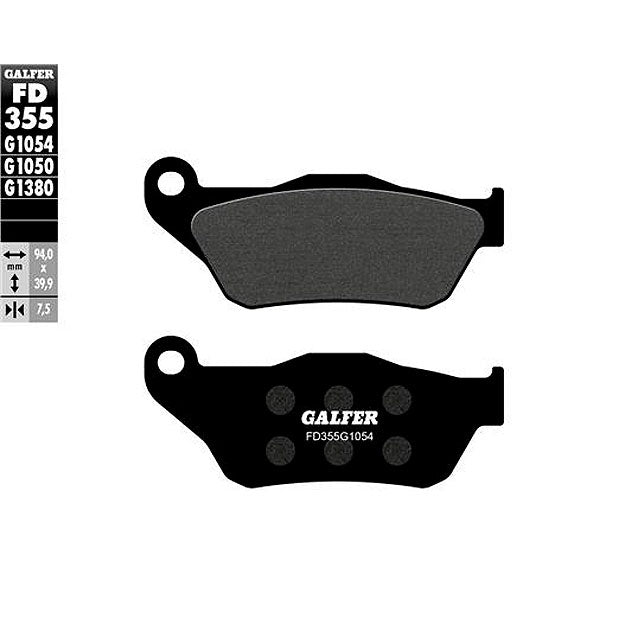 Pastillas de freno Yamaha X-Max 125/250 05-09 Galfer - semi-metal FD355G1054