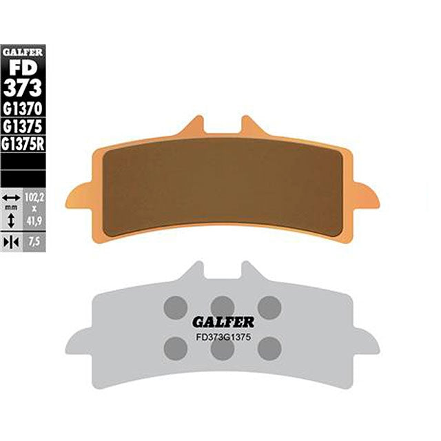 Pastillas de freno Aprilia RSV4 1000 09-14 Galfer - sinterizadas FD373G1375