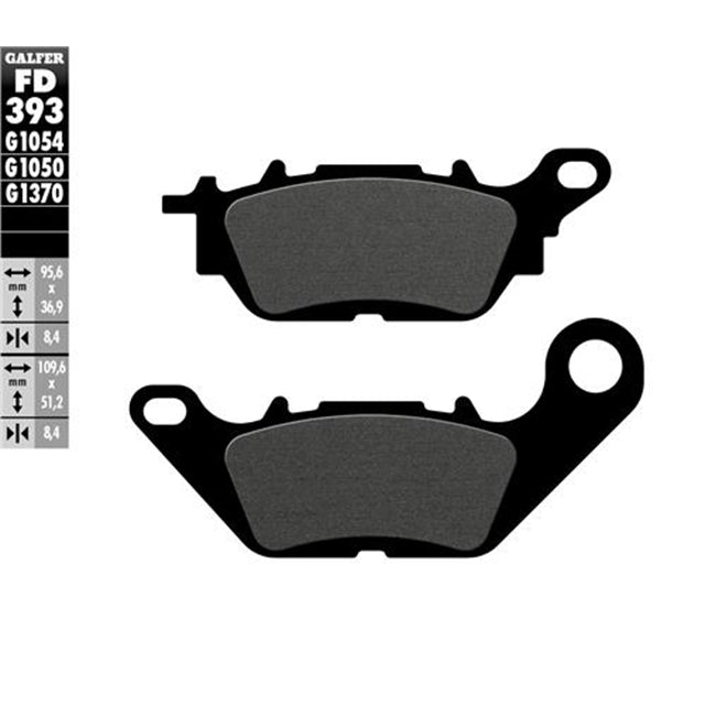 Pastillas de freno Yamaha N-Max 125/150 >2015 Galfer - semi-metal FD393G1054