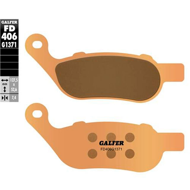 Pastillas de freno Harley Davidson CVO Breakout >2013 Galfer FD406G1371