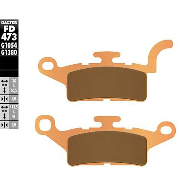 Pastillas de freno Yamaha X-Enter 125/150 >2012 Galfer - sinterizadas FD473G1380