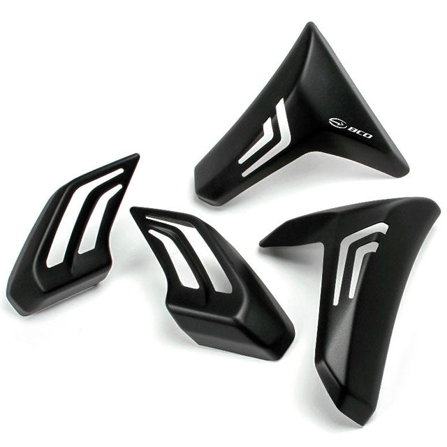 Tapas piloto trasero e intermitentes Yamaha T-Max 530 17-18 BCD - negro mate FEU01222