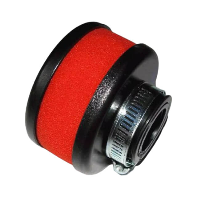 Power foam filter 28/35mm straight red V Parts