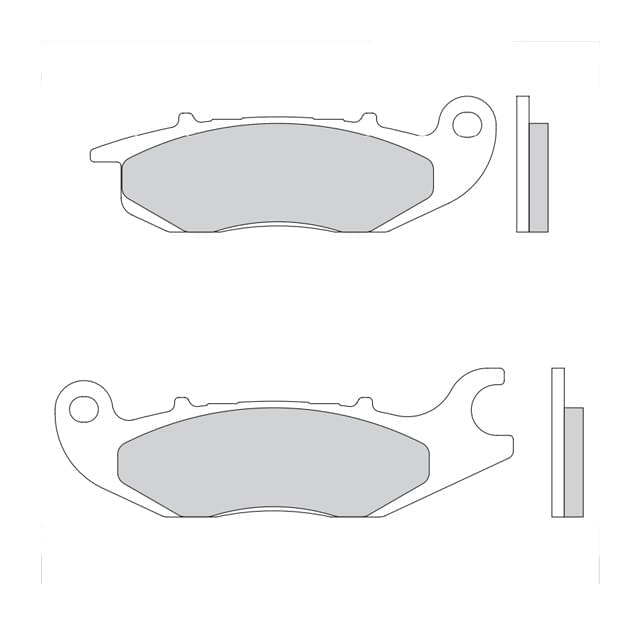 Pastillas de freno Honda CBR 125 R >2004 Galfer - semi-metal FD298G1054