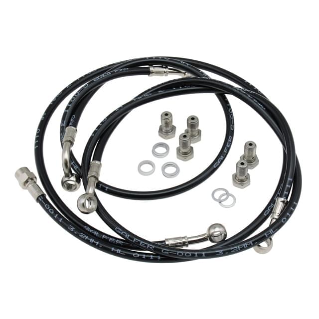 Rear brake hose Honda SH 125 09-12 Galfer black-brass