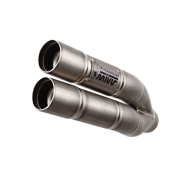 Escape MIVV Slip-On Double Gun Honda CBR 600 F >11 - titânio (CE)