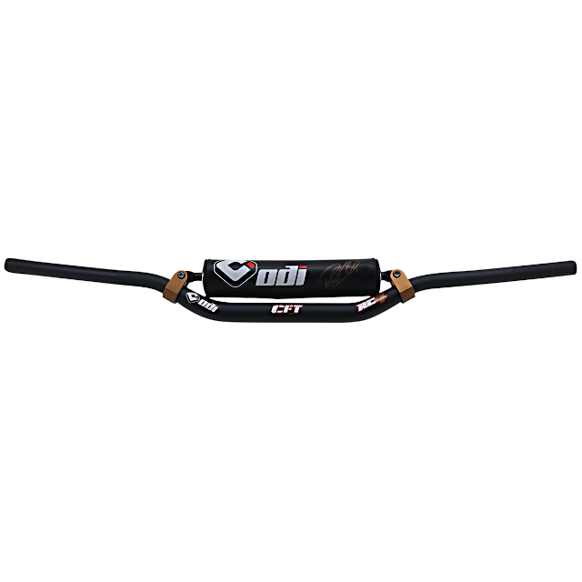 Manillar 1-1/8" / 28mm CFT Podium Ricky Carmichael Edition ODI - negro H904CFB