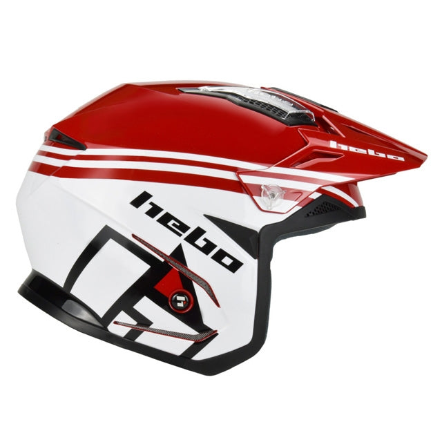 Casco trial Hebo Zone 5 Air Line - rojo