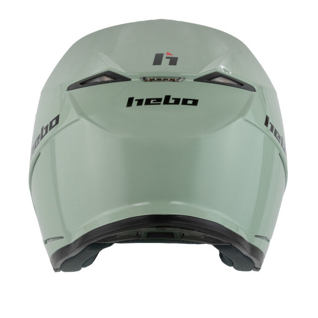 Casco trial Hebo Zone 5 monocolor - verde