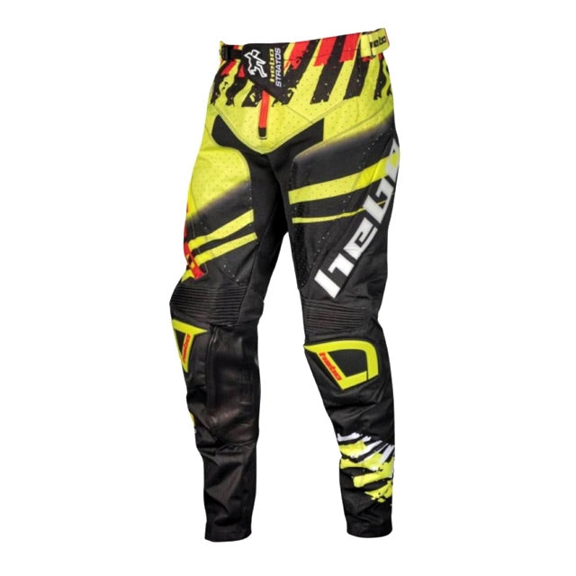 Hebo Stratos Kids' Motocross Pants lime-black