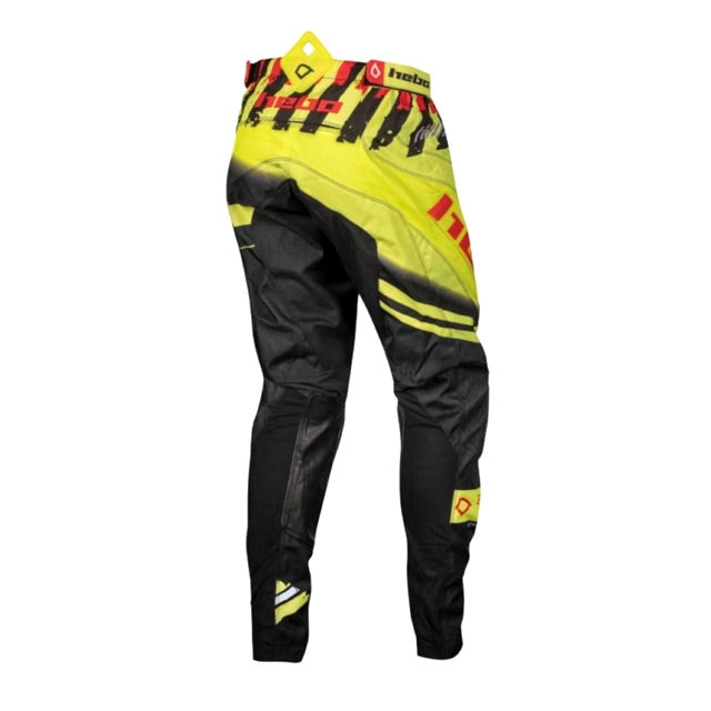 Hebo Stratos Kids' Motocross Pants lime-black