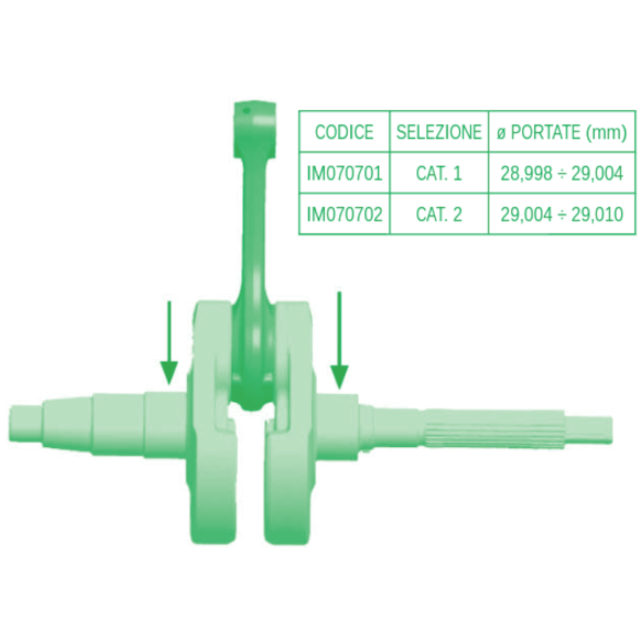 Cigüeñal DR Piaggio Liberty FC 2 125cc