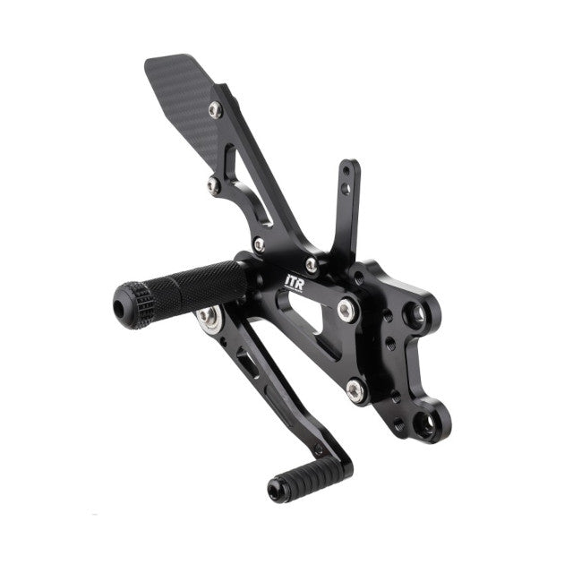 Foot rest multi-adjustable Honda CBR 1000 RR 04-07 / CBR 600 RR 03-06 ITR - black