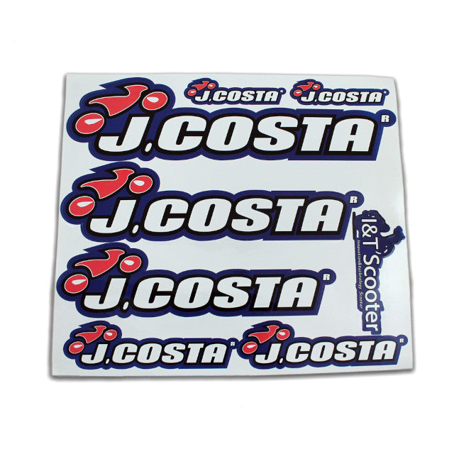 Kit de pegatinas 29x34cm J.Costa JCSTICKERKIT