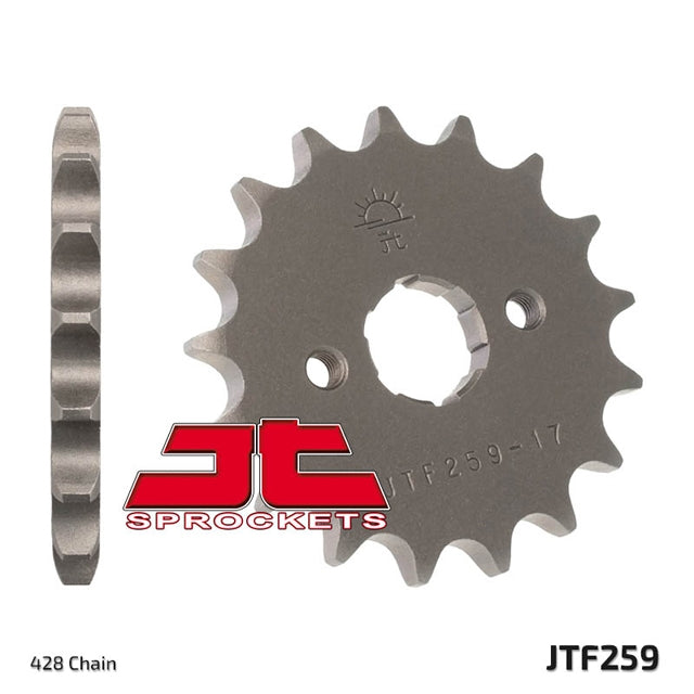 Piñón Derbi Senda 125cc 16Z 428 acero JT