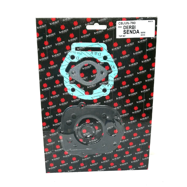 Pochette de joints cylindre Derbi Euro 3 / 4 Fonte 80cc Barikit