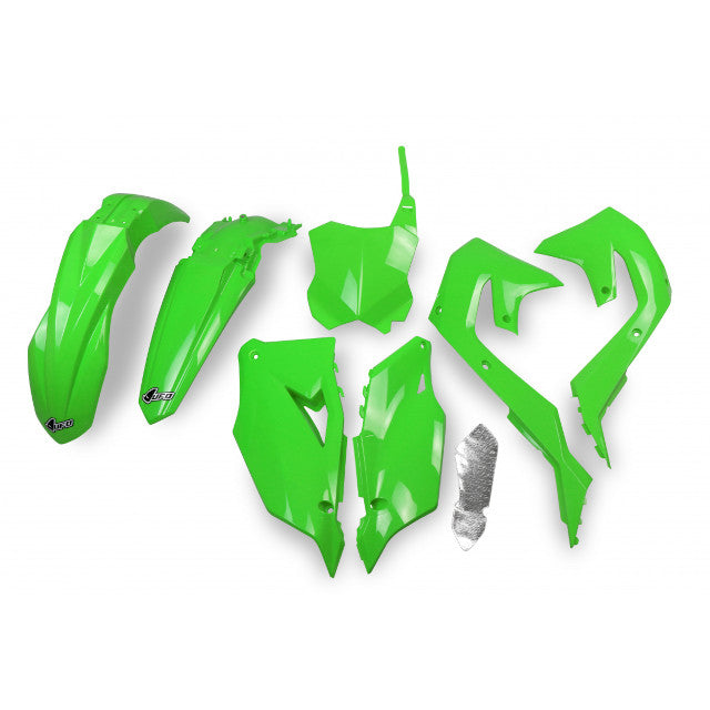 Kit de plásticos Kawasaki 4T KX 250 21-23 / 450 19-23 UFO - Verde KAKIT227-999A