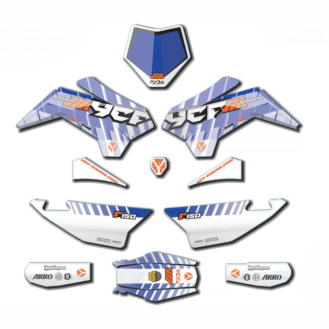 Kit de adhesivos completo YCF SM 150 2021 KDSM1502021
