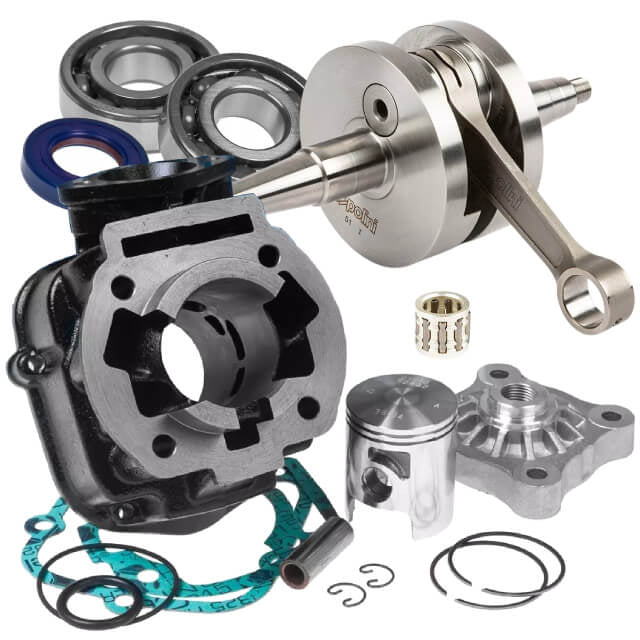 Cylinder and crankshaft kit Polini Iron 50cc Derbi Euro 3/4