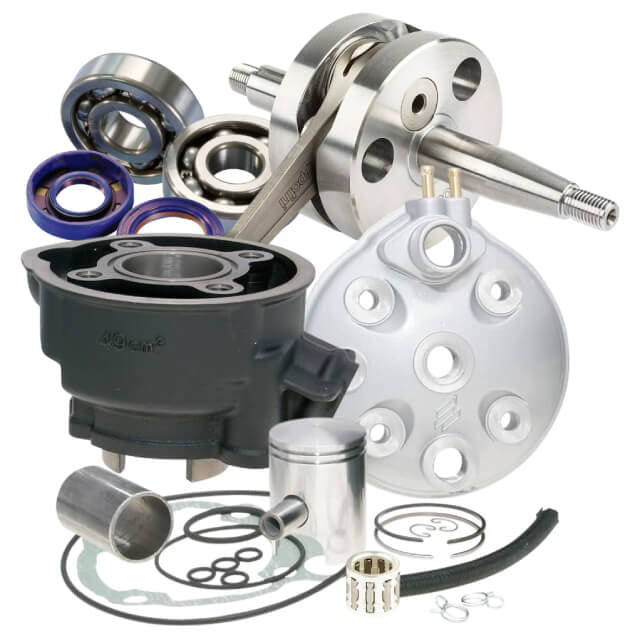 Cylinder and crankshaft kit Polini Iron 50cc Minarelli AM6