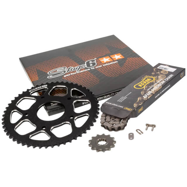 Kit de arrastre Peugeot / Rieju 50 13x53 420 Stage6