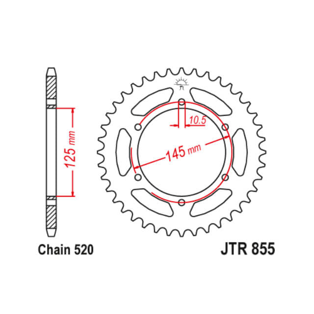 Yamaha XT660X transmission kit 14x45T 520 pitch VX3 110 links D.I.D