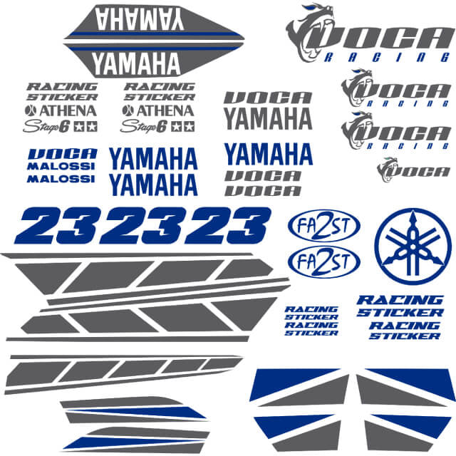 Kit de autocolantes Yamaha Jog R/RR Voca