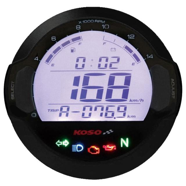 Multi-function indicator DL-03S D64 0-360 km/h - 15000 RPM (CE) Koso