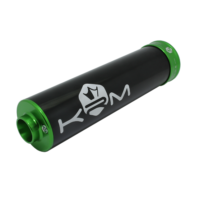 Silenciador escape KRM 70-90cc aluminio 19