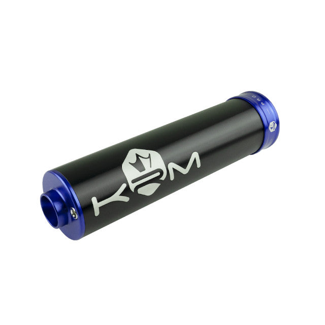 Silenciador escape KRM 70-90cc aluminio 19