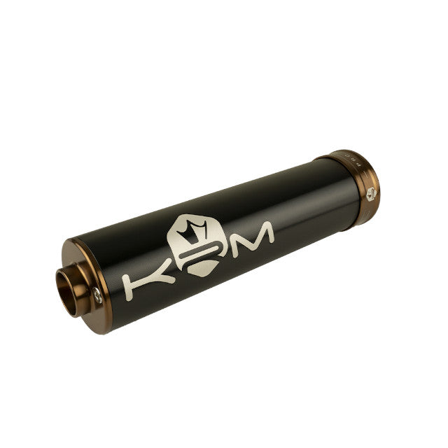 Silenciador escape KRM 70-90cc aluminio 19