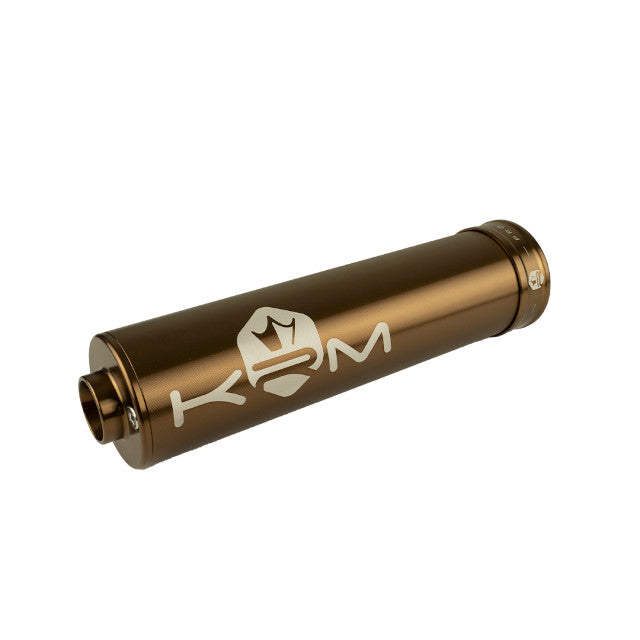 Silenciador escape KRM 70-90cc aluminio 19