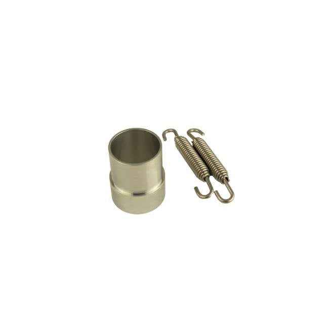 Titanium violet exhaust scarf KRM Minarelli AM6 80-90cc