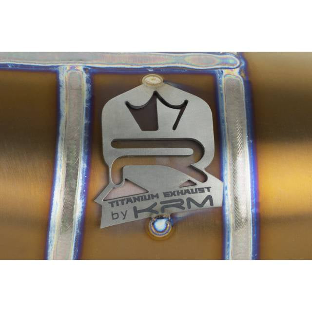 Cachecol de escape titânio bronze KRM Minarelli AM6 80-90cc