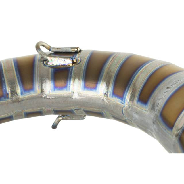 Cachecol de escape titânio bronze KRM Derbi 100-115cc