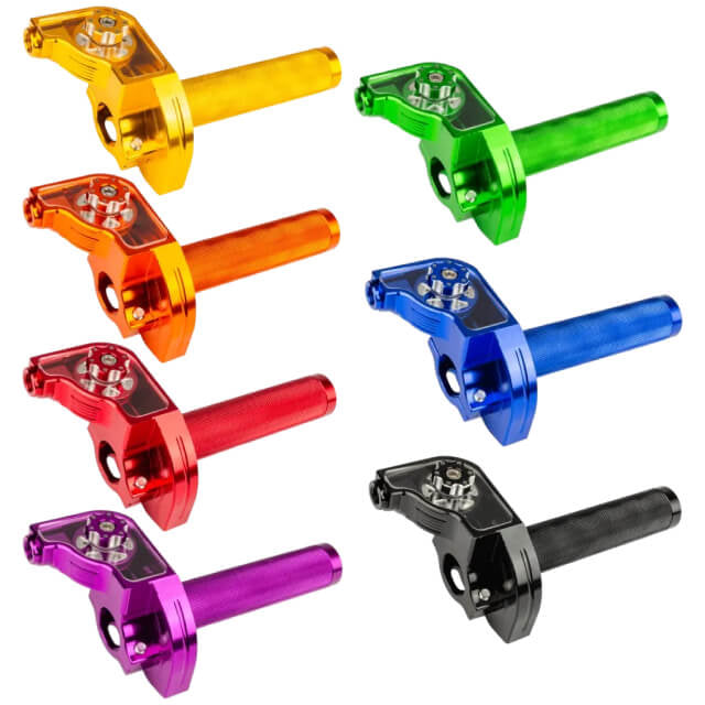 Poignée de gaz courte 30º Motoforce Racing