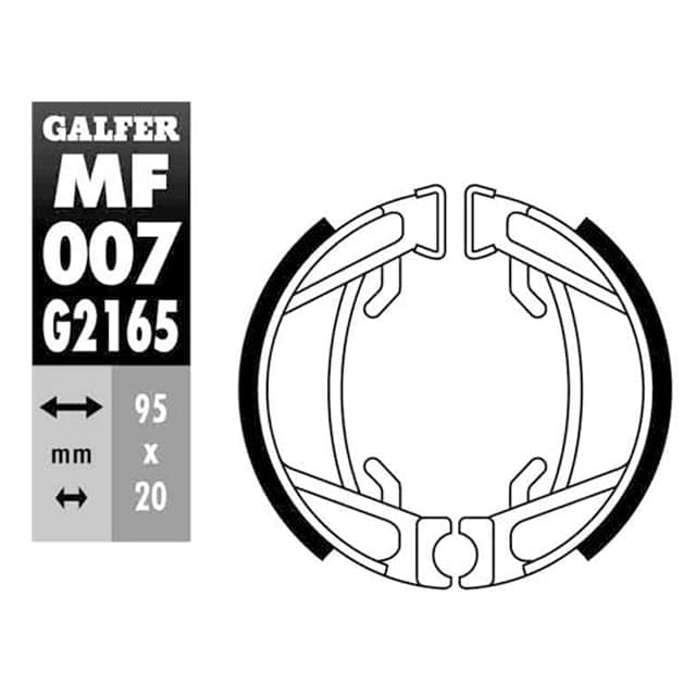 Zapatas de freno Honda PX 50 S 84-88 Galfer MF007G2165