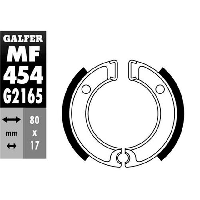 Zapatas de freno Yamaha PW 50 Galfer MF454G2165