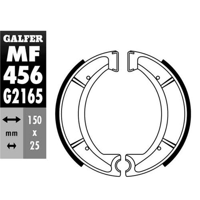 Zapatas de freno Yamaha XT 600 Tenere 83-86 Galfer MF456G2165