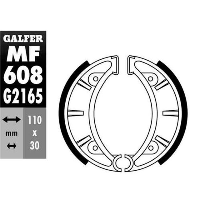 Zapatas de freno Montesa Cota 123 >1983 Galfer MF608G2165
