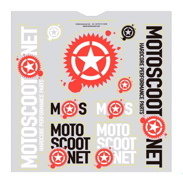 Sticker kit Motoscoot - 20 stickers