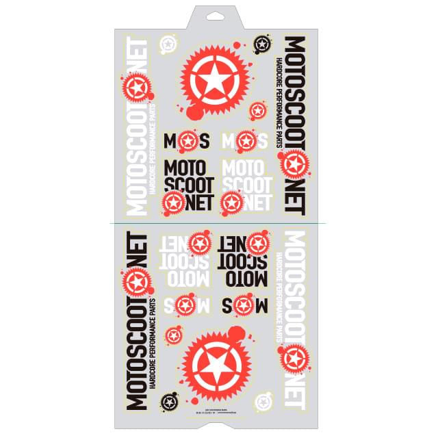 Sticker kit Motoscoot - 20 stickers