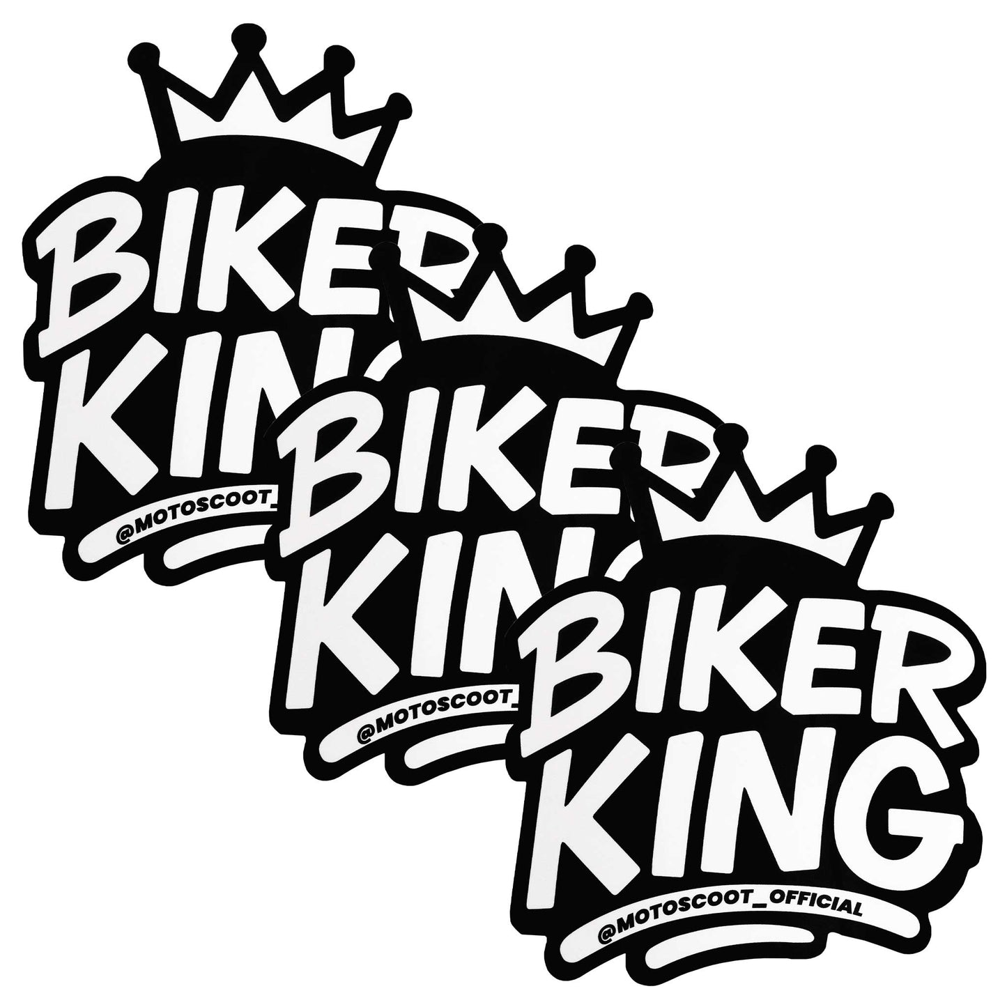 Autocolante Motoscoot Biker King