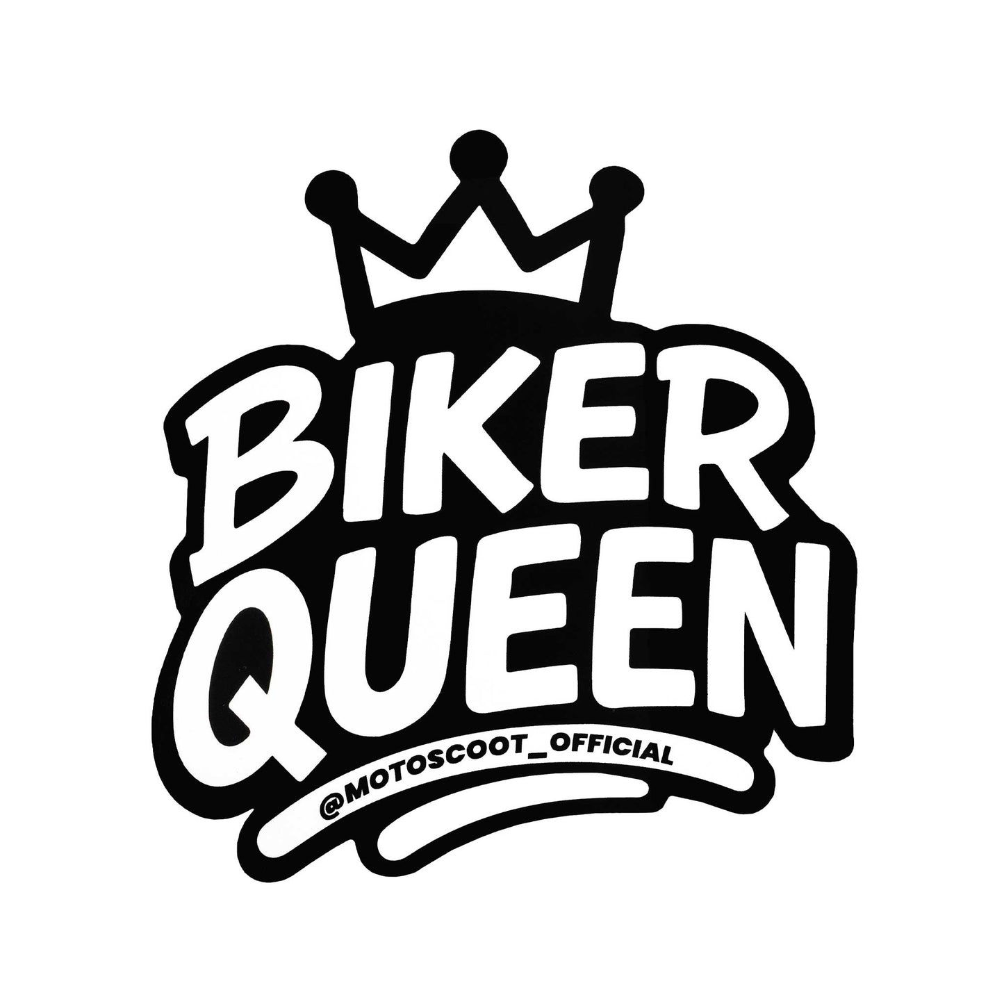 Motoscoot Biker Queen Sticker