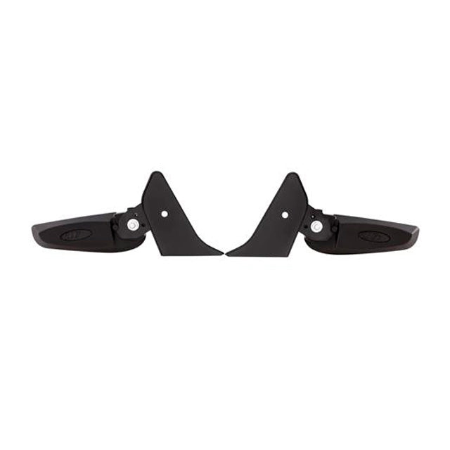 Apoio de pés em alumínio Vespa Primavera/Sprint 50-150ccm 2T /4T AC preto