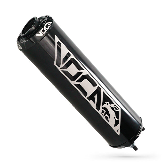 VOCA CNC aluminium silencer - black cup